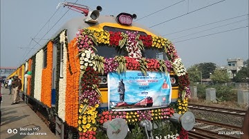 Inaugural Departure of FIRST Train to Kevadiya "Statue of Unity | Pratapnagar - Kevadiya MEMU
