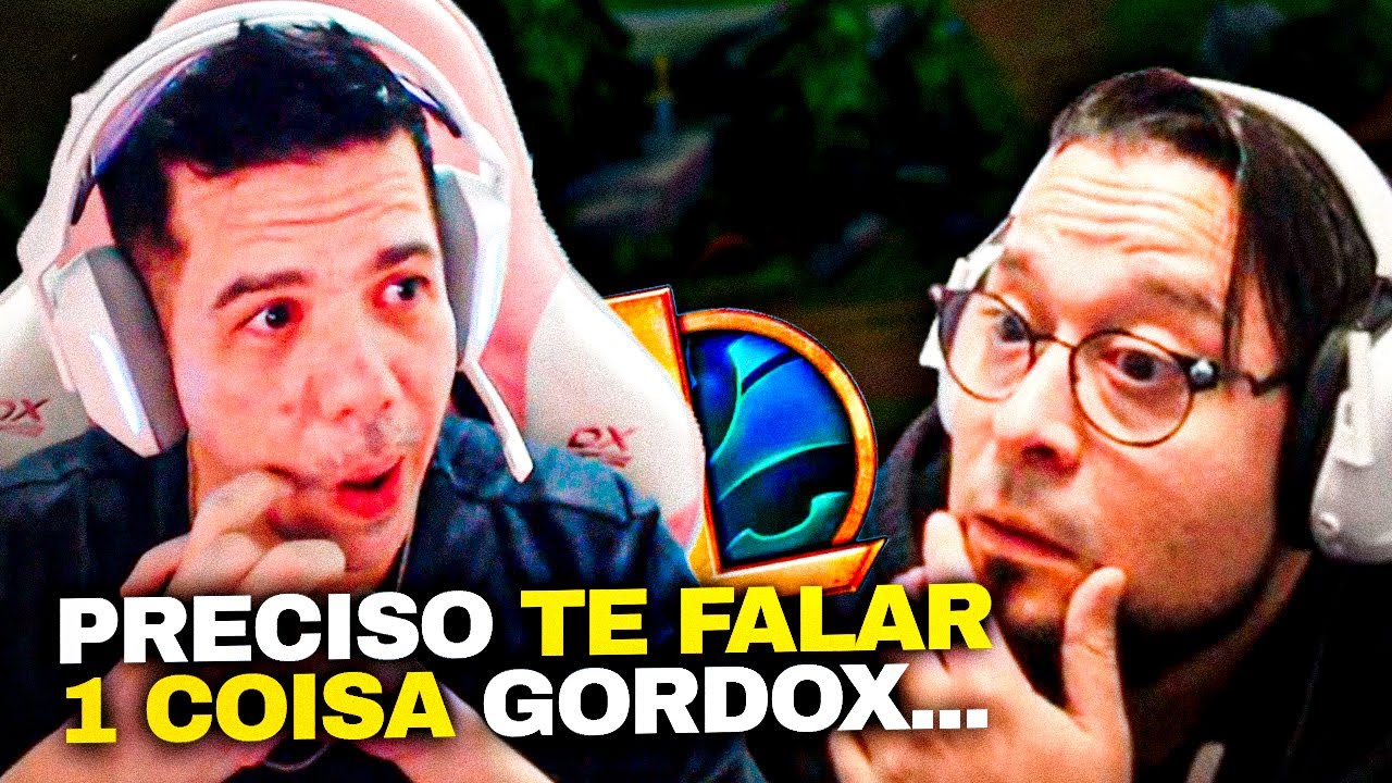 MUCA MURIÇOCA ABRE SEU CORAÇÃO COM GORDOX AO VIVO | League of Legends