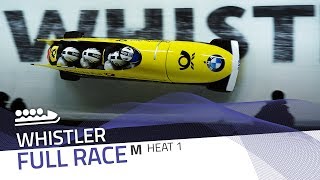 Whistler | BMW IBSF World Cup 2017/2018 - 4-Man Bobsleigh Heat 1 | IBSF Official