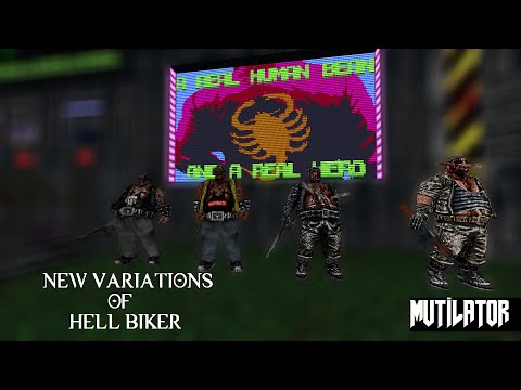 Painkiller: Mutilator. Develpoment Diary - New variations of Hell Biker (GZDoom mod.)