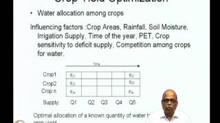 Crop yield optimization