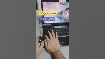 Change icon size #compter #tech #windows