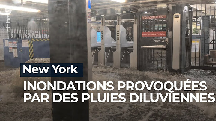 États-Unis : pluies torrentielles à New York et dans le New Jersey - RTBF Info