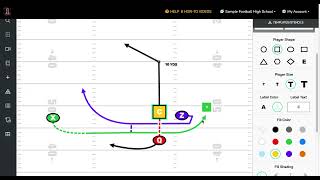 FirstDown PlayBook 4v4 Flag Football Trick Play