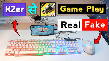 K2er App Se Keyboard Mouse Mobile Se Free Fire Game Play 😱 Real or Fake | K2er Activation Kaise Kare