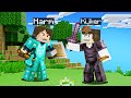 DIAMOND vs NETHERITE GEVECHT IN MINECRAFT