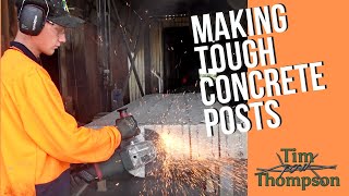Making Tough Concrete Posts
