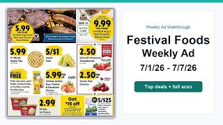 Festival Foods Weekly Ad (7/1/26 - 7/7/26) Top Deals