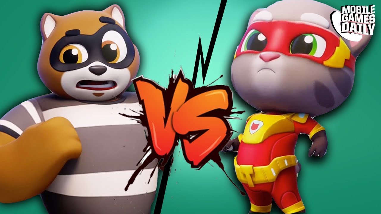 HERO DASH - Super Hank VS Big Raccoon Boss Gameplay (iOS Android)