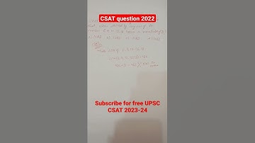 UPSC CSAT Course #upscprelims2021 #upsccsat #upscaspirants #upsccsatchallange #csat #csatcrascourse