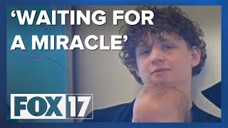 Family of teenager hit, hurt by deputy's vehicle 'waiting for a miracle'