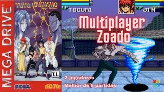 Yu Yu Hakusho: Sunset Fighters - Mega Drive - 2 Players [Longplay] 