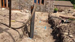 Pennine Mini Piling - Pile to swimming pool