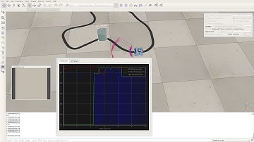 VREP Simulation of a line follower & obstacle avoider
