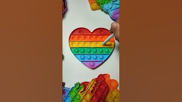 🦺BEAUTIFUL POP IT ASMR  FIDGET-007 #asmr #satisfying #shorts #games