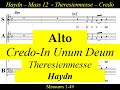 Haydn - Theresienmesse - Mass in B flat major - 3a Credo - Alto