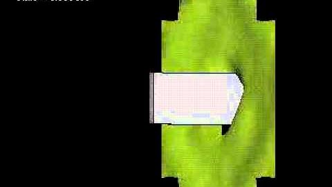 Finite Element Modeling of Fragment Fabric Barriers - 4-ply Zylon Gripped on Four Edges 96g Fragment