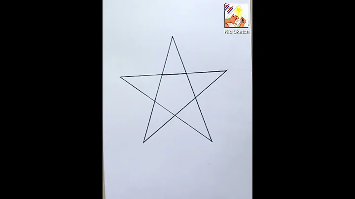 Star Drawing from A #short