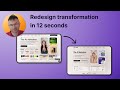 AI Ad maker Website - Redesign of the First Visible Screen