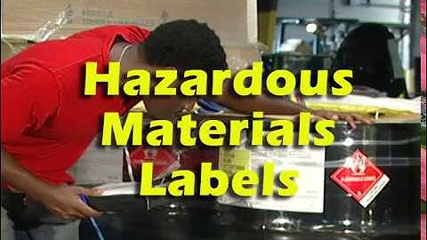 Hazardous Materials Labels
