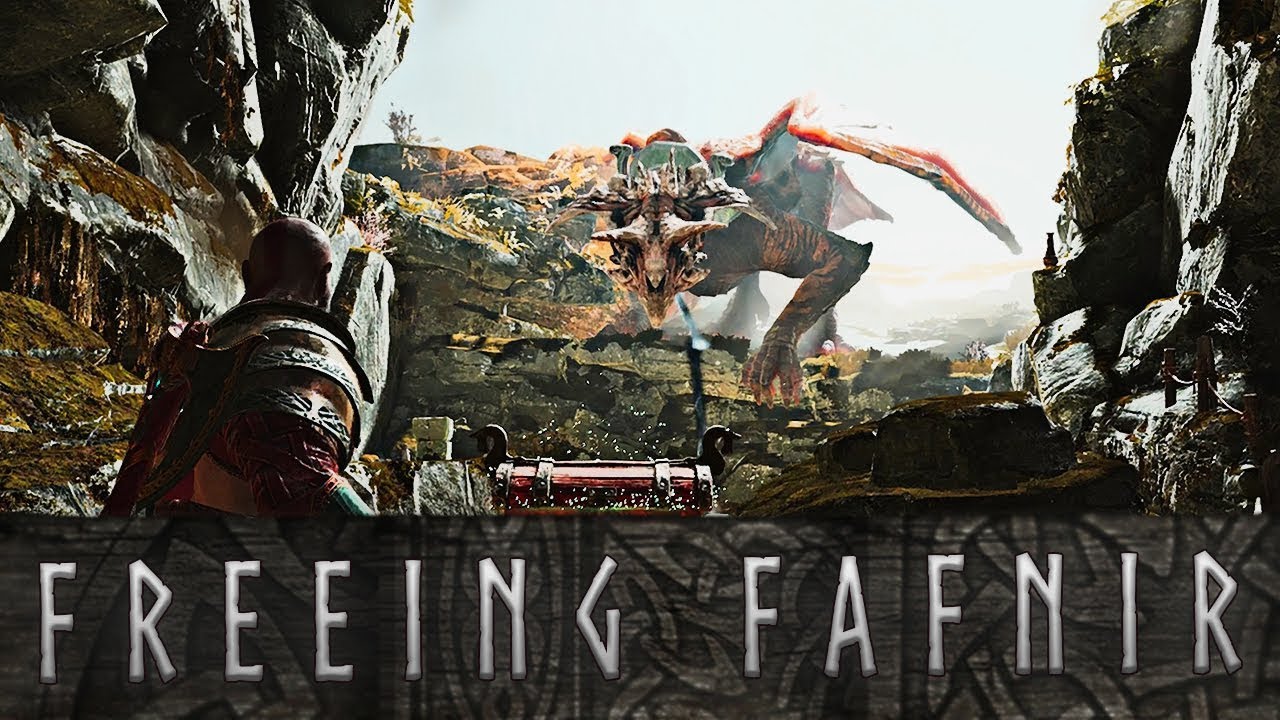 images Dragon Fafnir God Of War 4 god of war freeing fafnir the dragon