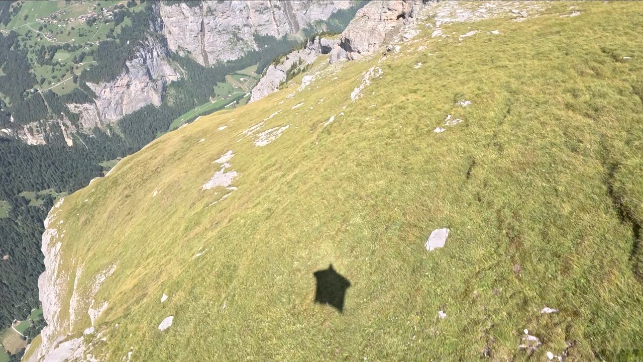 Wingsuit flight from high Melchstuhl (Jungfrau) to Stechelberg on my mom's birthday 