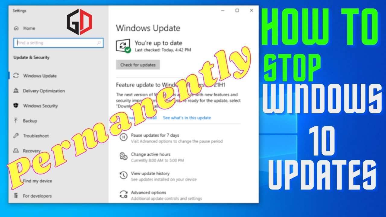 How To Stop Windows 10 From Automatically Downloading & Installing ...