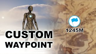 Unreal Engine 5 - Place Custom Waypoint on Map