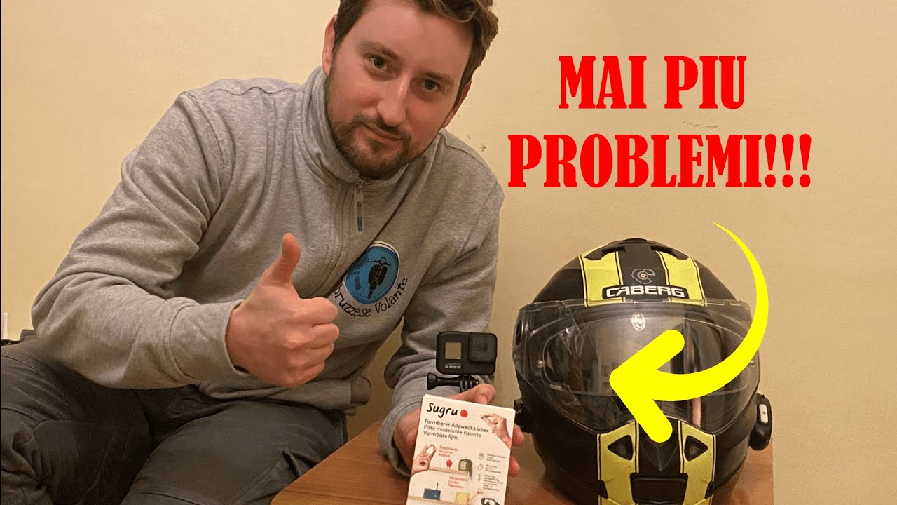 COSI NON PERDERAI MAI PIU LA GOPRO DAL CASCO!!! [[ SUGRU ]]