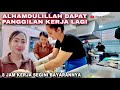 Alhamdulillah dapat panggilan kerja lagi kerjaan banyak tapi semua rekan kerja cekatan