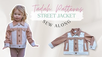 How to Sew a Denim Jacket  |  Tadah Patterns SEW ALONG (ft. Street Jacket pattern)