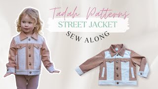 How to Sew a Denim Jacket  |  Tadah Patterns SEW ALONG (ft. Street Jacket pattern)