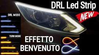 2021 DRL Led Strips New Model, DRL Dinamiche Tutorial Installazione su Qashqai e Tutte le Auto screenshot 4