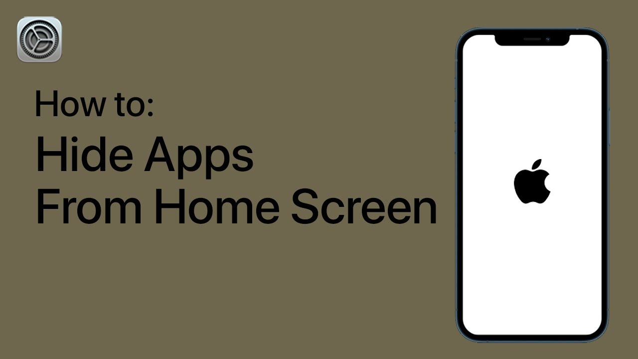 How To Hide Apps From Home Screen On Your IPhone YouTube