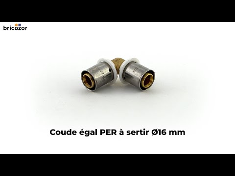 Coude égal PER à sertir BRICOZOR