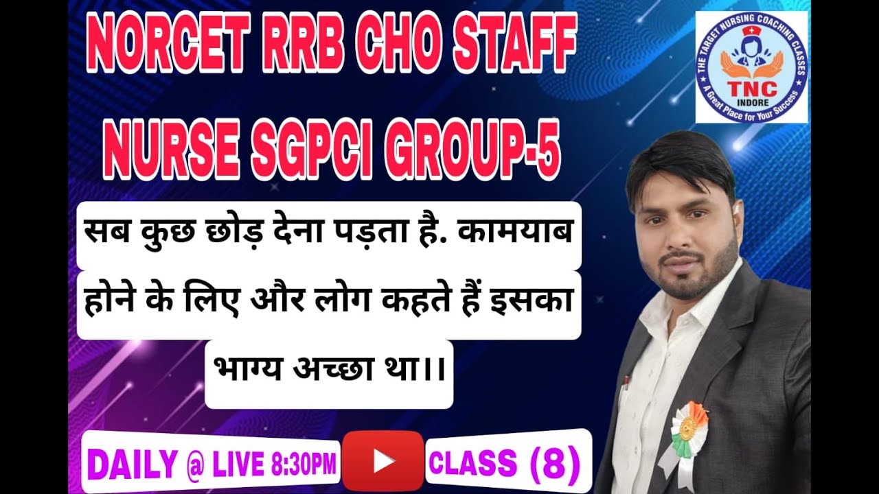 CLASS BYjUNED SIR   PNST.GNM .CHO NORCET STAFF NURSE