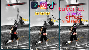 BLACK EFFECT QUALITY editing tutorial | Freefire 4K Quality in Alightmotion. #freefire  #tutorial