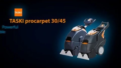 TASKI procarpet 30 & 45 Video