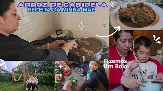 Arroz de Cabidela- Receita da Mãe || Fizemos um Bolo || Dia Calmo e Chuvoso