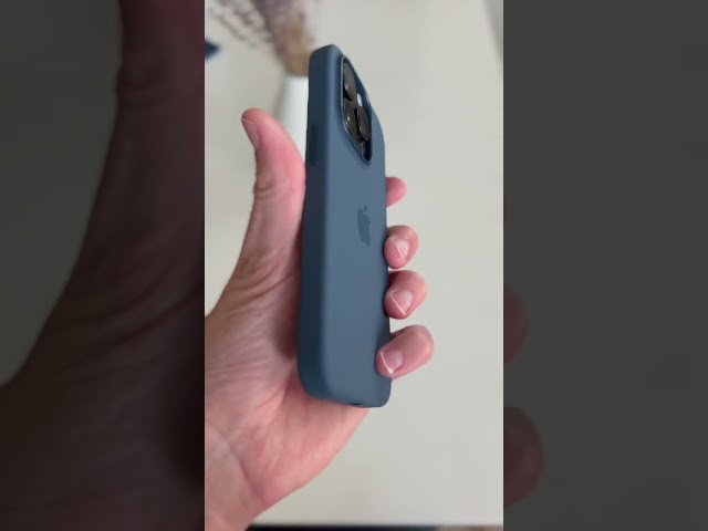 iPhone 14 Pro Silicone Case in Storm Blue is 🥶🥶🥶