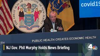 NJ Gov. Murphy Holds Daily Coronavirus Briefing