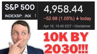 S&P 500 at 10k by 2030 No Matter Interest Rates!