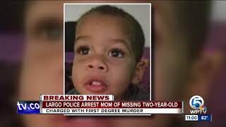 Mother arrested in death of 2-year-old Florida boy