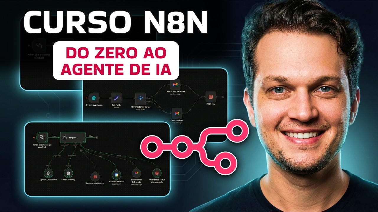 Aprenda n8n em 1h: Do Zero ao Agente de IA (Curso Completo)