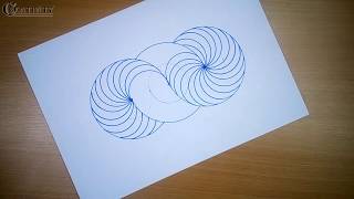 How To Draw Geometric  Design3d Drawing trick