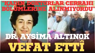 Türkiyenin Ilk Kadın Beyin Ve Sinir Cerrahı Olarak Bilinen Dr. Aysima Altınokun Kimdir ?