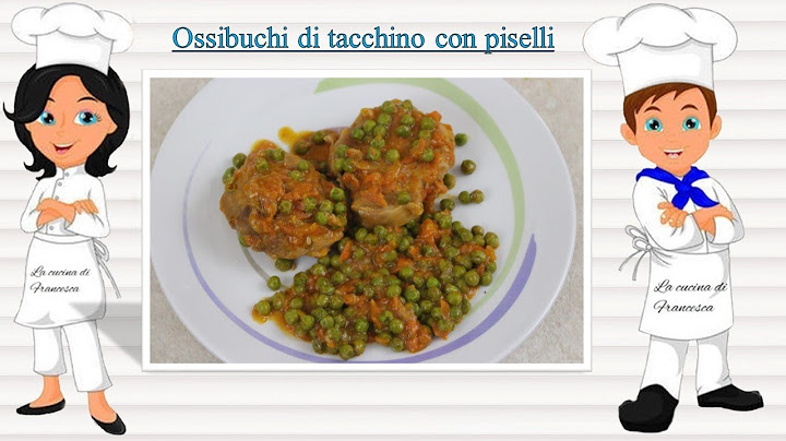 Ossobuco di tacchino con piselli e patate