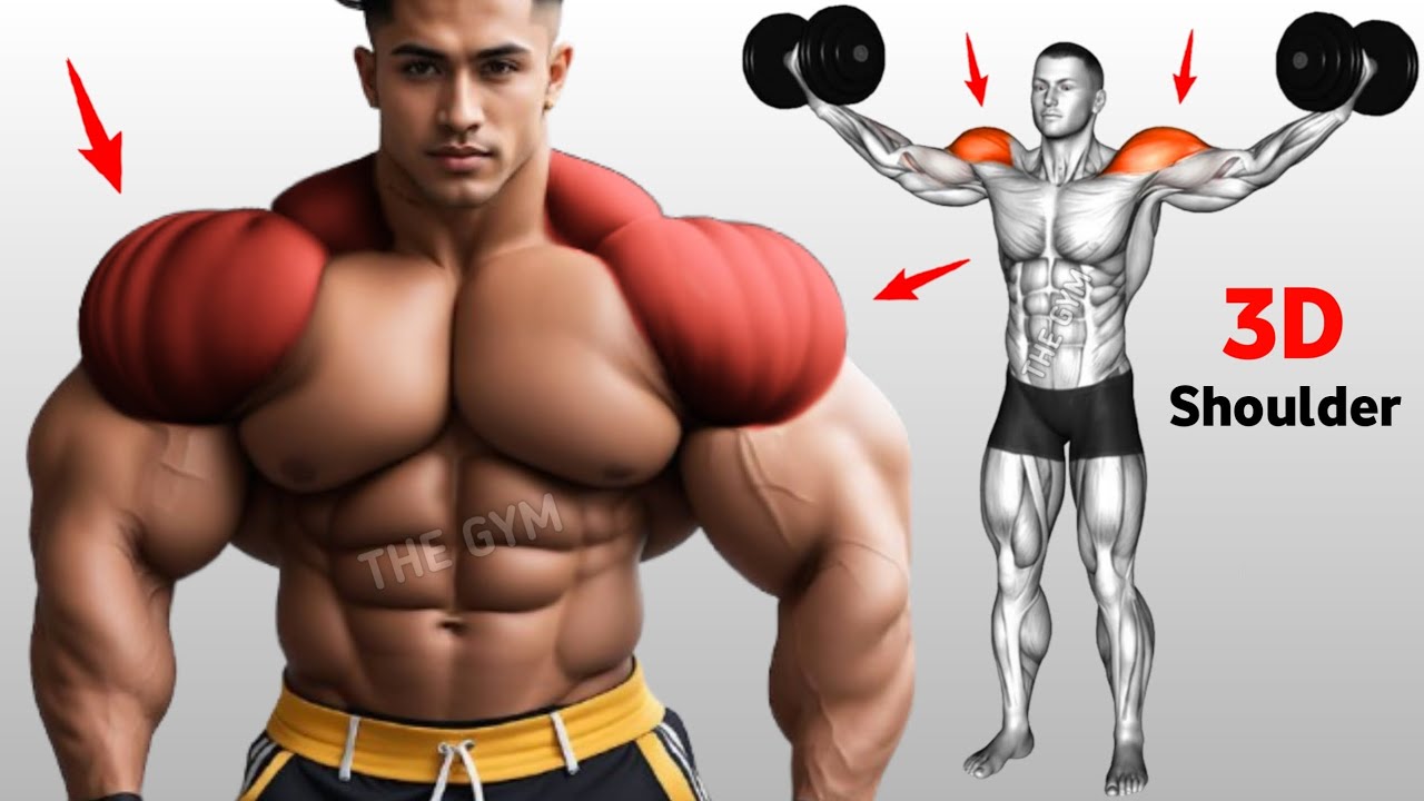 7 Effective Shoulder Workout at Gym for 3D Shoulders