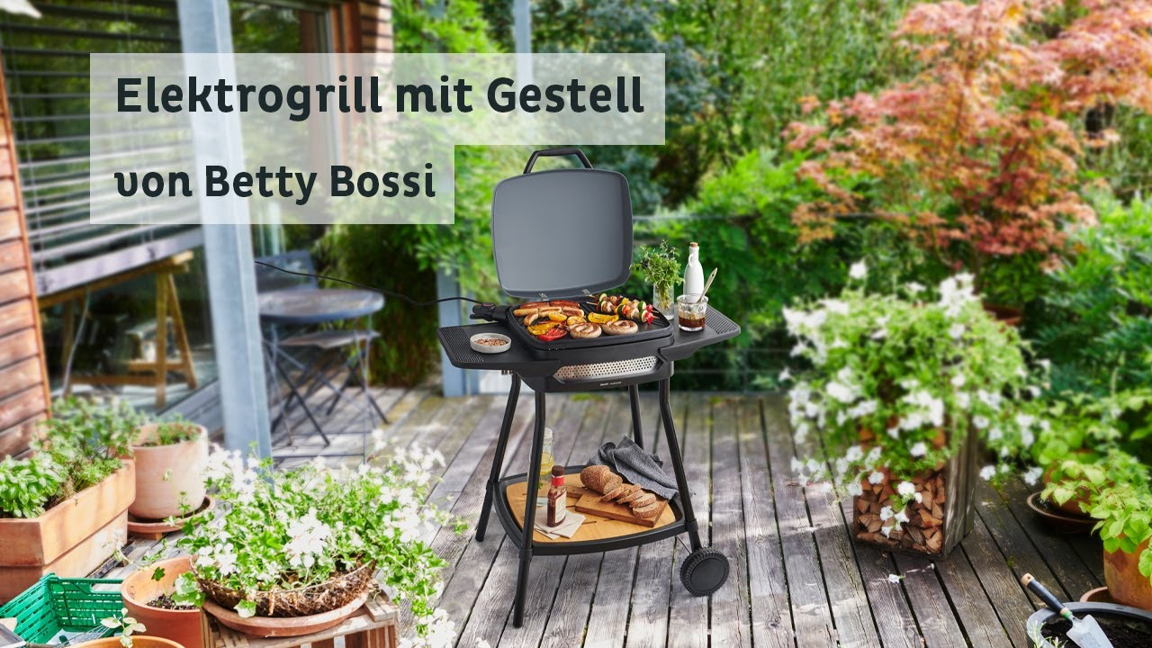 Elektrogrill mit Gestell