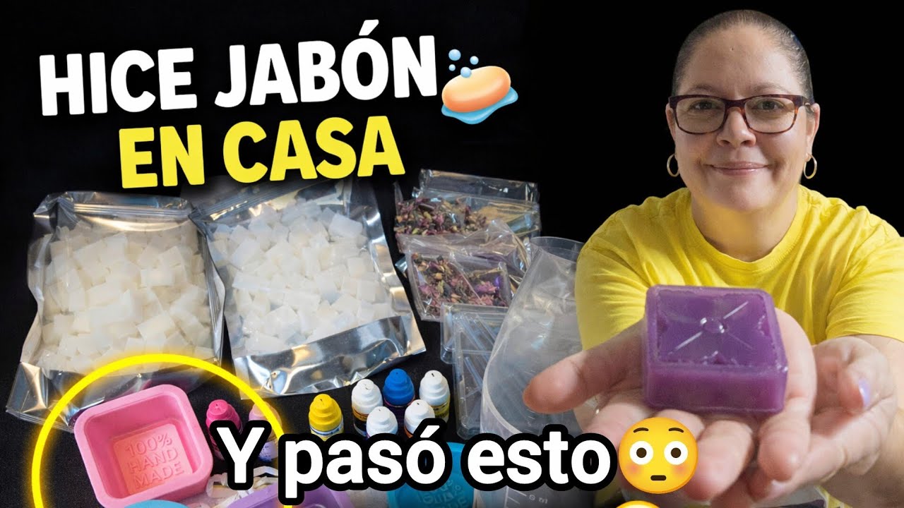 Compré un kit para hacer jabón...y pasó esto 😳